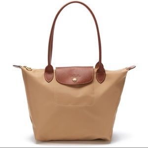 Longchamp small Le Pilage tote Beige